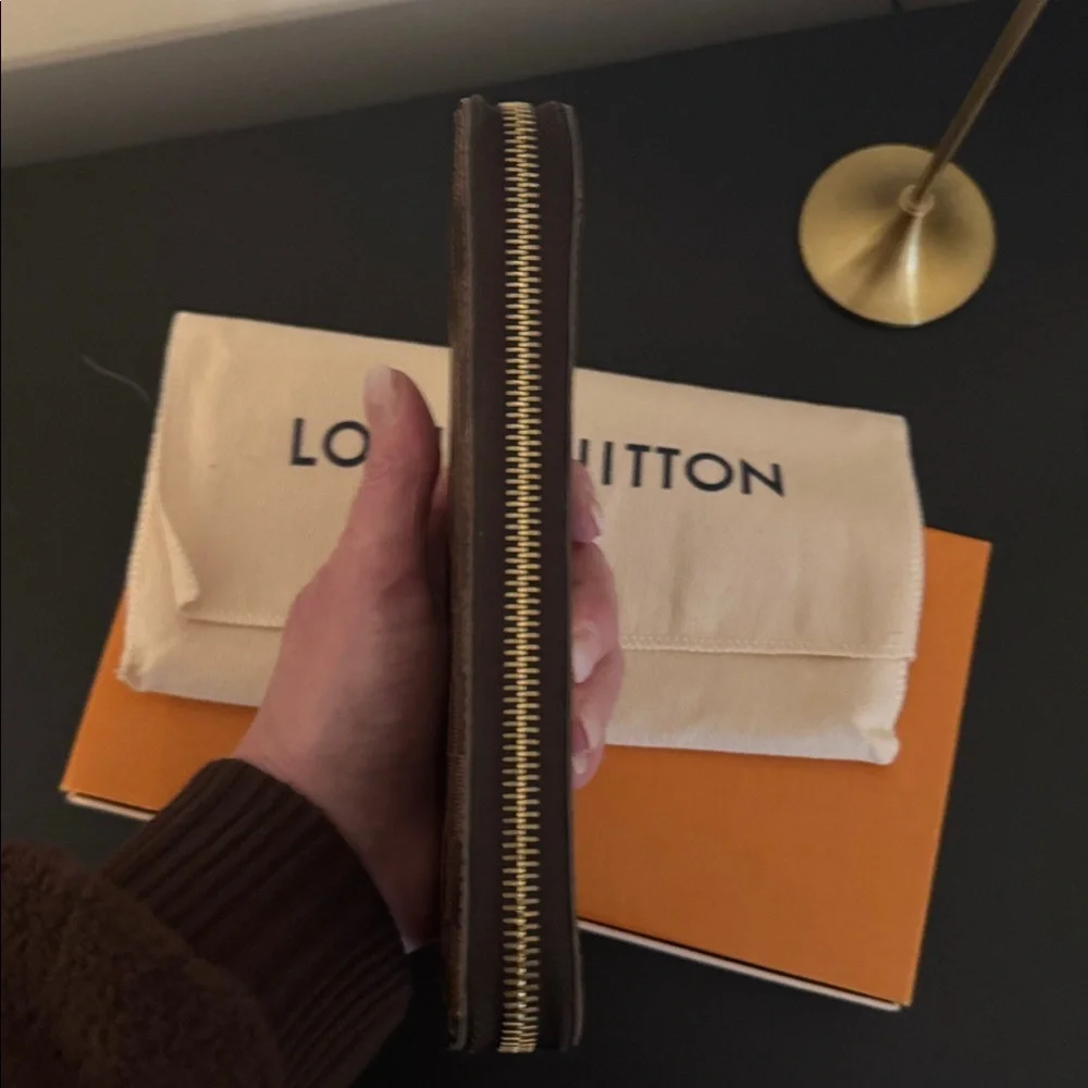 Louis Vuitton Zippy Wallet Damier Ebene Rose Ballerine - Picture 5 of 14